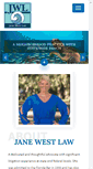 Mobile Screenshot of janewestlaw.com